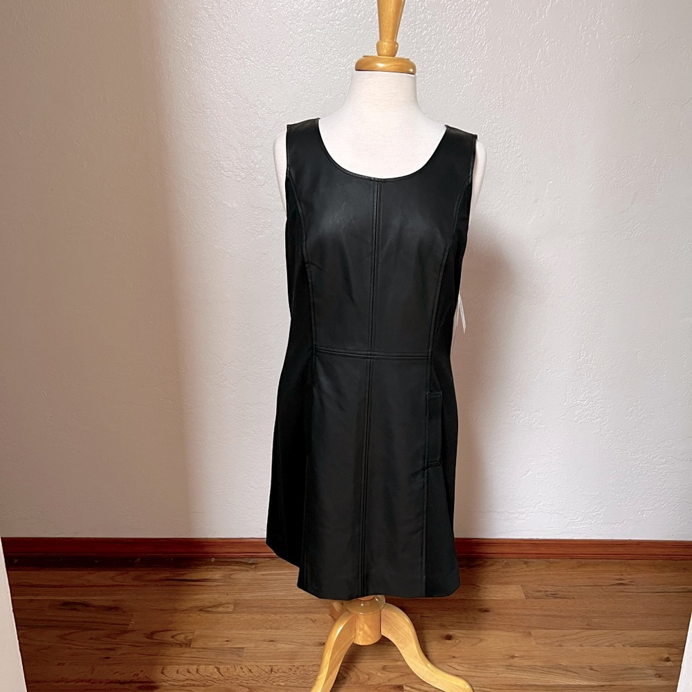 Kensie leather dress